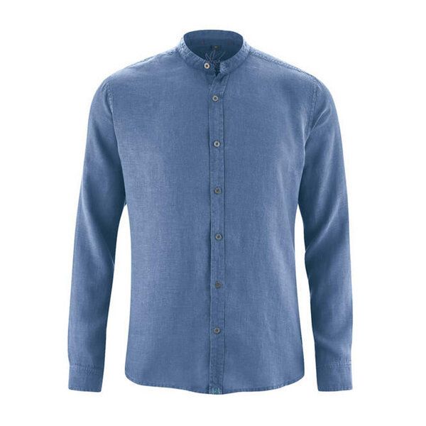 HempAge Herren Schlichtes Stehkragenhemd aus reinem Hanf HempAge Herren Schlichtes Stehkragenhemd aus reinem Hanf von HempAge