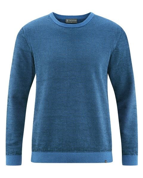 HempAge Herren Strickpullover Rundhalsausschnitt Hanf/Biobaumwolle Normal Fit von HempAge