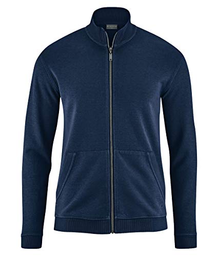 HempAge Herren Sweat Jacke Hanf/Bio-Baumwolle, Navy, Gr. L von HempAge