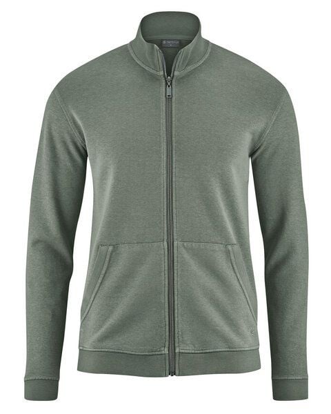 HempAge Herren Sweat-Jacke Hanf/Bio-Baumwolle von HempAge