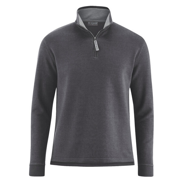 HempAge Herren Sweatware Troyer Hanf/Bio-Baumwolle von HempAge