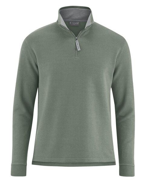 HempAge Herren Sweatware Troyer Hanf/Bio-Baumwolle von HempAge