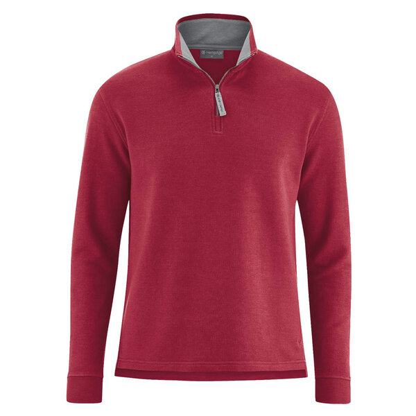 HempAge Herren Sweatware Troyer Hanf/Bio-Baumwolle von HempAge