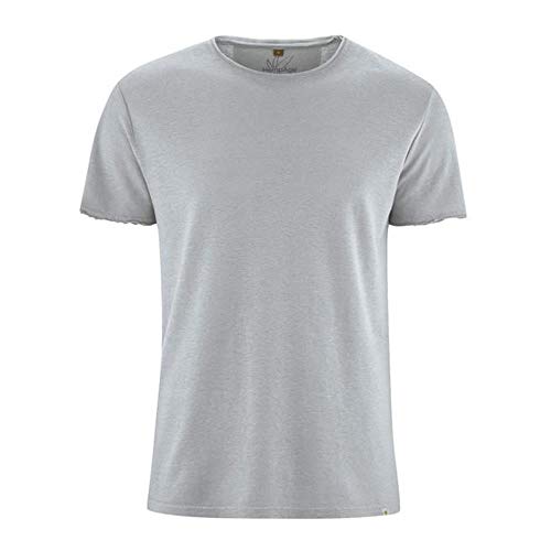 HempAge Herren T-Shirt Hanf/Bio-Baumwolle, Quartz, Gr. M von HempAge