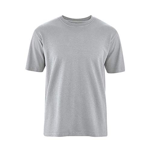 HempAge Herren T-Shirt Hanf/Bio-Baumwolle, Quartz, Gr. XL von HempAge