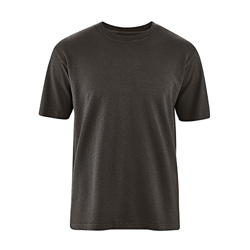 HempAge Herren T-Shirt Hanf/Bio-Baumwolle Black M von HempAge