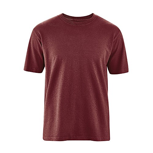 HempAge Herren T-Shirt Hanf/Bio-Baumwolle Chestnut M von HempAge