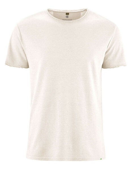 HempAge Herren T-Shirt mit Rollbündchen Hanf/Bio Baumwolle von HempAge