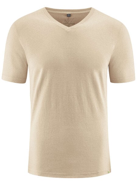 HempAge Herren T-Shirt V-Ausschnitt Hanf/Bio-Baumwolle von HempAge