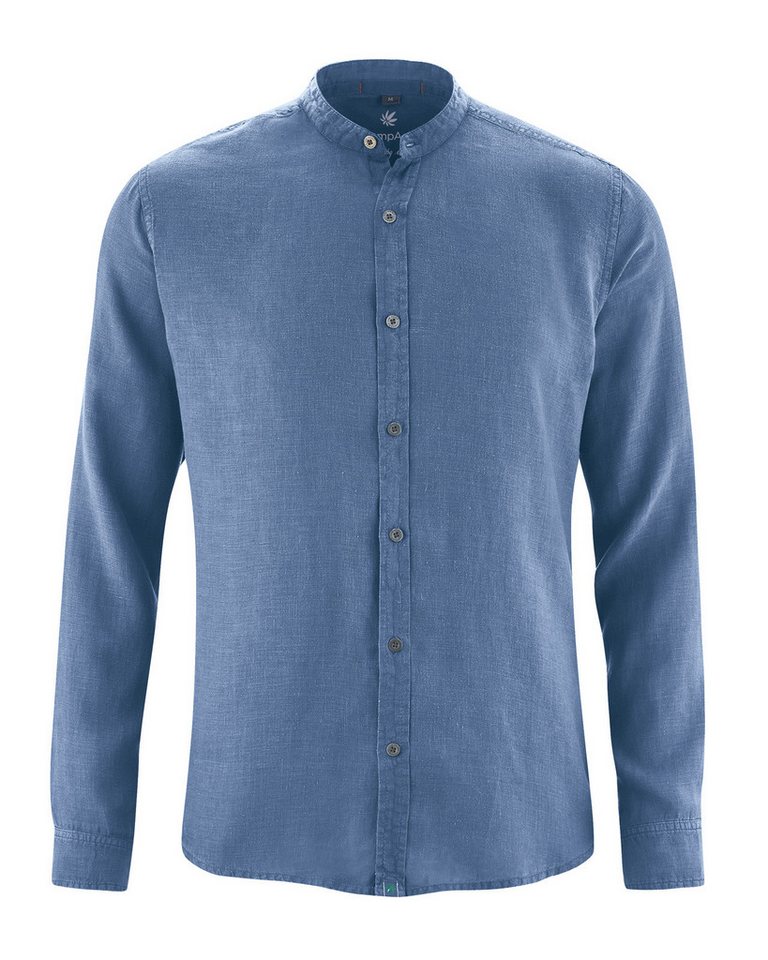 HempAge Langarmhemd DH049 100% Hanf Stehkragenhemd HempAge Langarmhemd DH049 100% Hanf Stehkragenhemd von HempAge