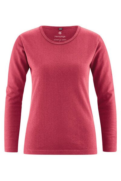 HempAge Langarmshirt Basic Hanf/Biobaumwolle von HempAge