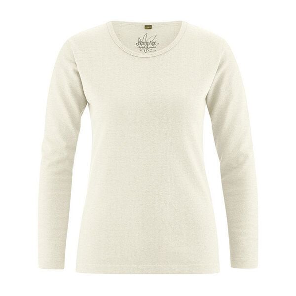 HempAge Langarmshirt Basic Hanf/Biobaumwolle von HempAge