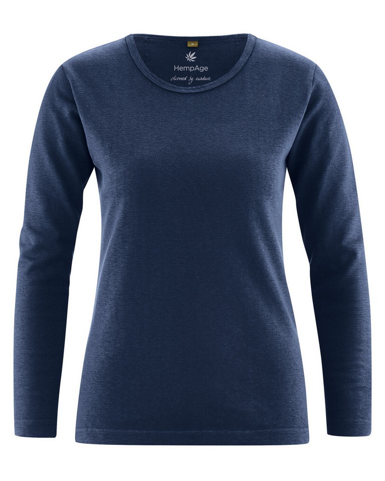 HempAge Langarmshirt DH207 Basic Langarmshirt von HempAge