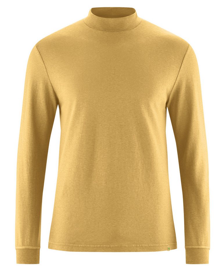 HempAge Langarmshirt DH845 Rollkragen Langarmshirt von HempAge