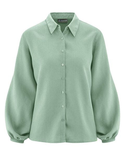 HempAge Modische Bluse Hanf/Biobaumwolle von HempAge