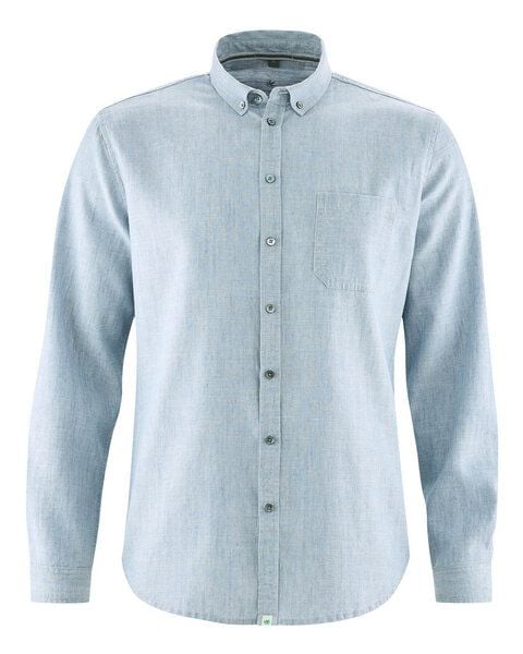HempAge Modisches Freizeithemd Hanf/Biobaumwolle von HempAge