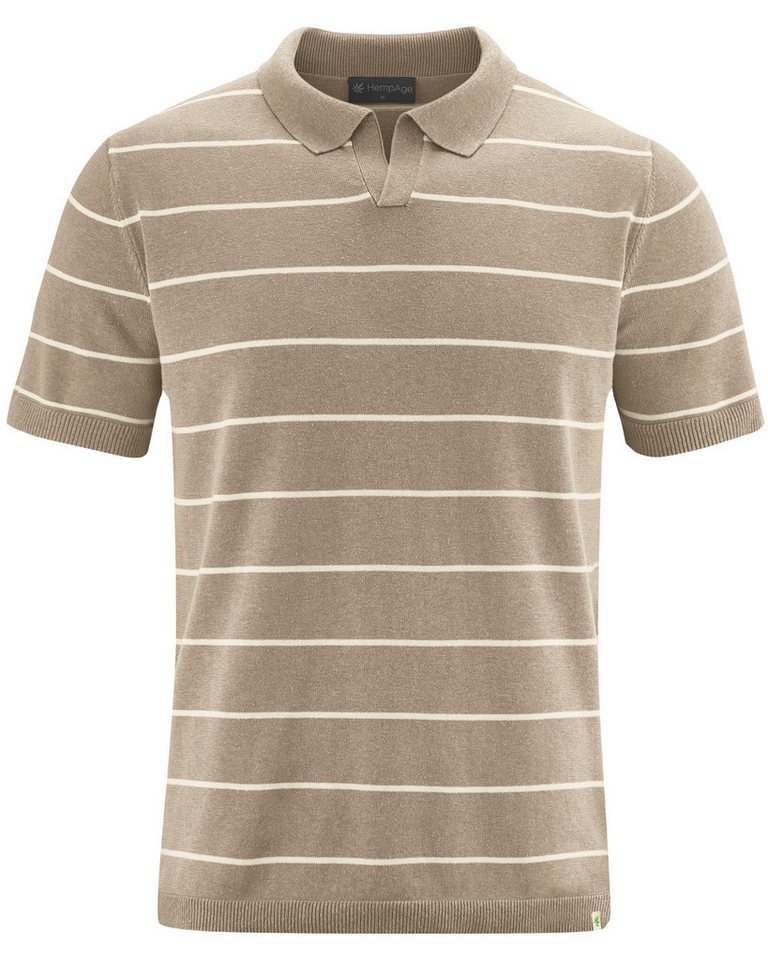 HempAge Poloshirt Edles Streifen-Polo HempAge Poloshirt Edles Streifen-Polo von HempAge