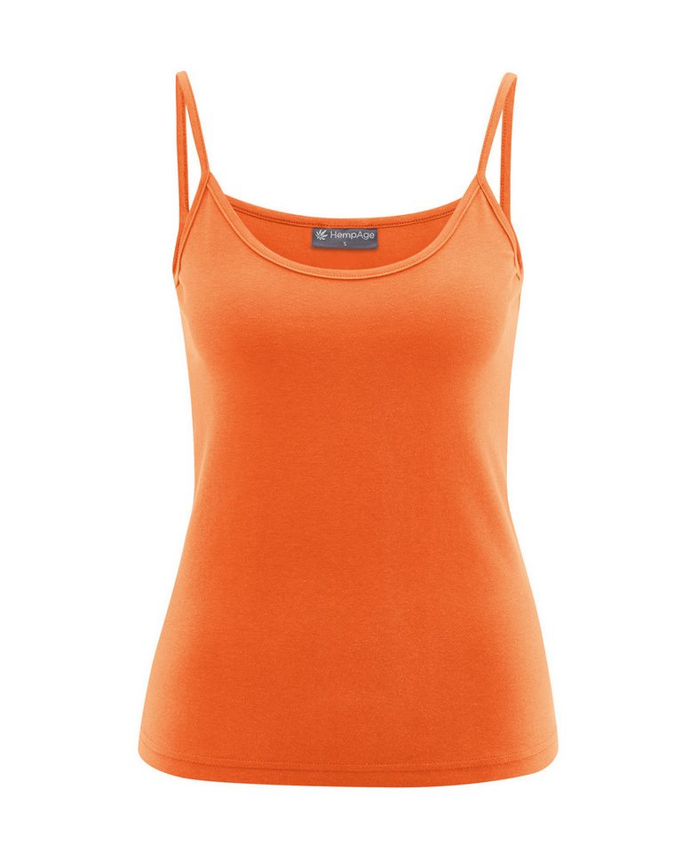HempAge Shirttop Elastisches Traegertop Hanf/Biobaumwolle Slim Fit von HempAge