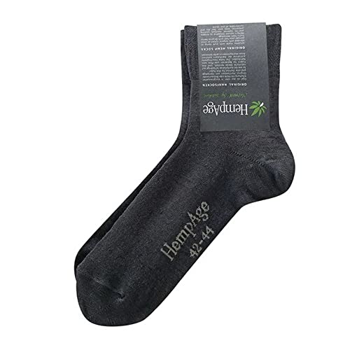 HempAge Socken Hanf/Elasthan Black Gr. 36/38 von HempAge