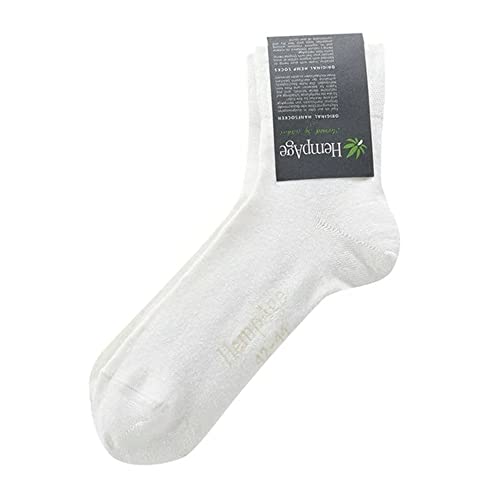 HempAge Socken Hanf/Elasthan White Gr. 42/44 von HempAge