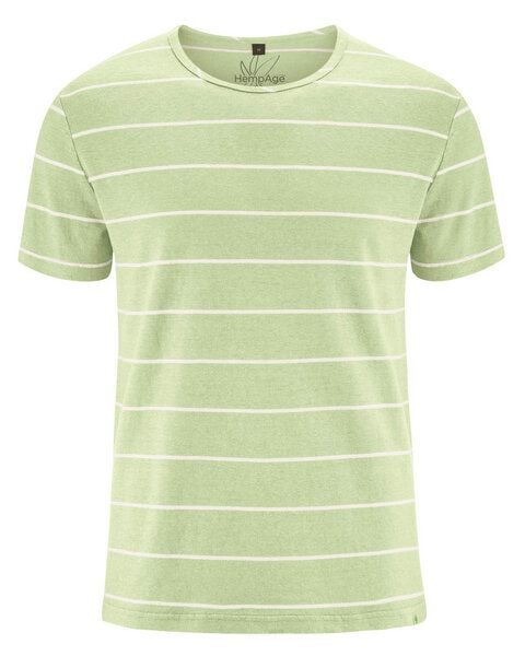 HempAge Streifen T-Shirt Herren Hanf/Biobaumwolle von HempAge