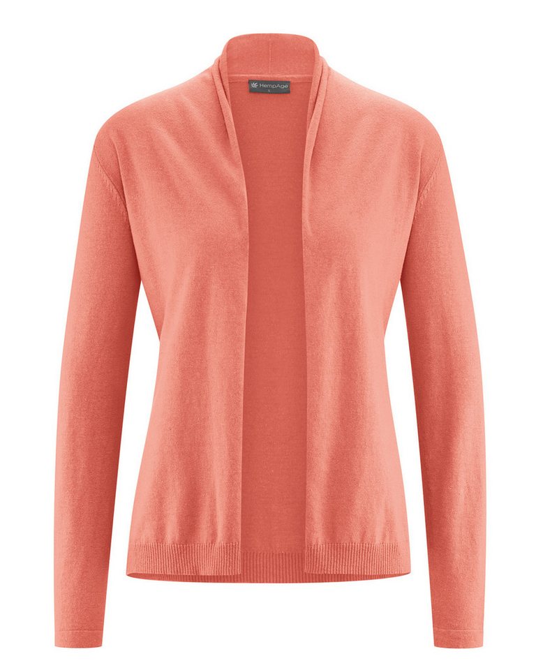 HempAge Strickjacke Leichte Strickjacke Hanf/Biobaumwolle Damen Normal Fit von HempAge