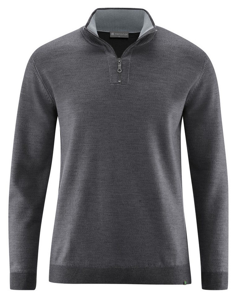HempAge Strickpullover LZ321 Zeitloser Wolltroyer von HempAge