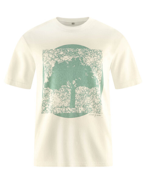 Hempage Herren T-Shirt Print Hanf Bio Baumwolle von HempAge