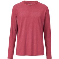 Langarmshirt aus Hanf mit Bio-Baumwolle, sangria von HempAge