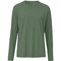 Langarmshirt aus Hanf mit Bio-Baumwolle, tanne von HempAge