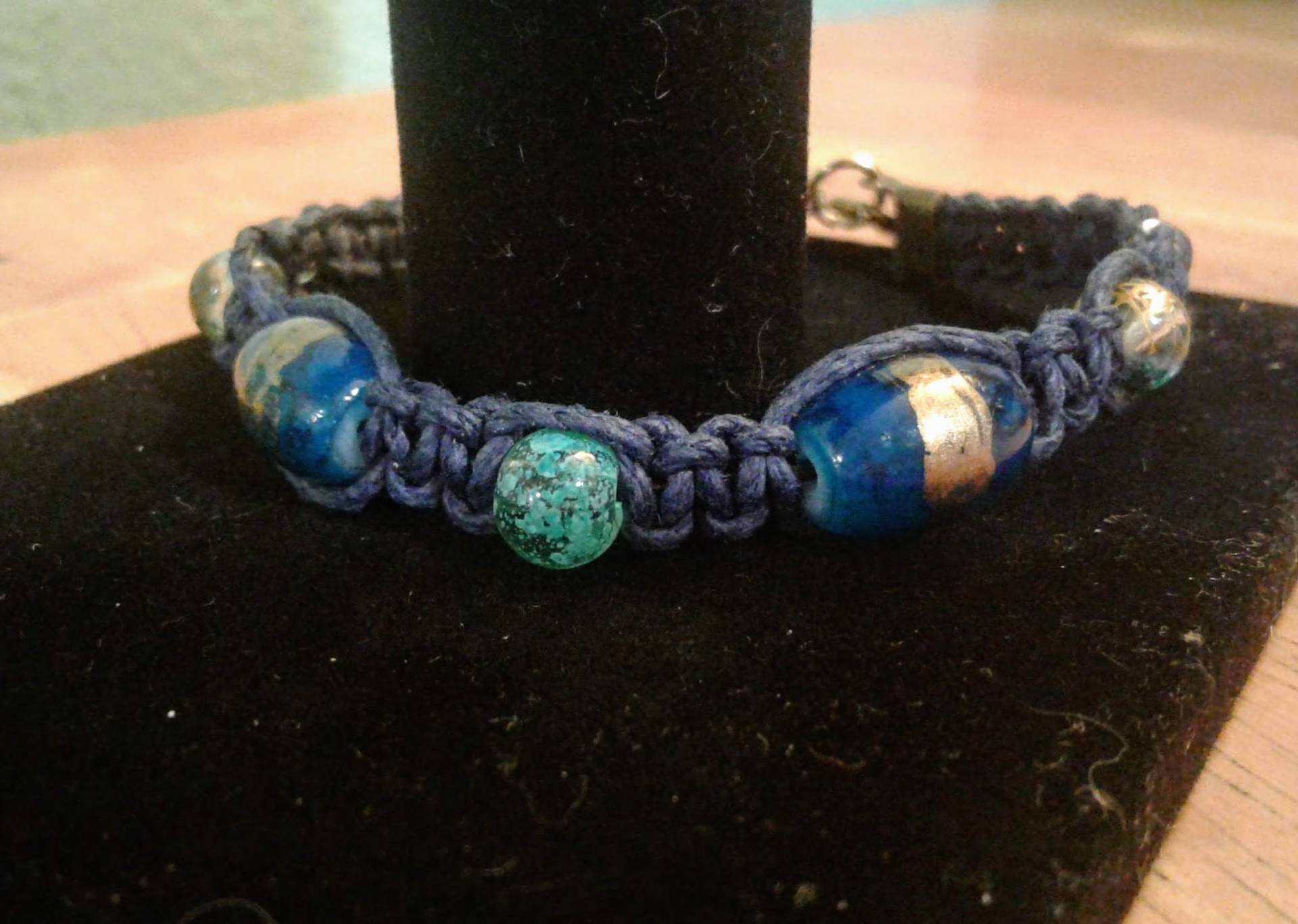 Blaue Hanf Armband Blaue Hanf Armband von HempCraftsbyRachael