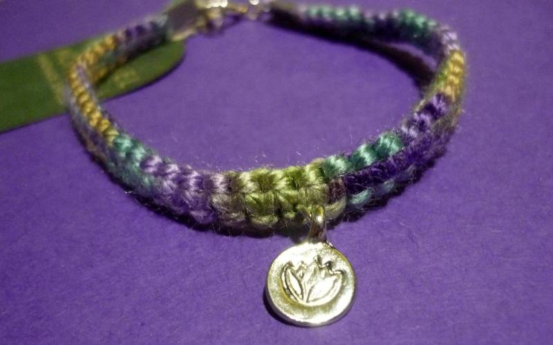 Mehrfarbige Garn Armband Mehrfarbige Garn Armband von HempCraftsbyRachael