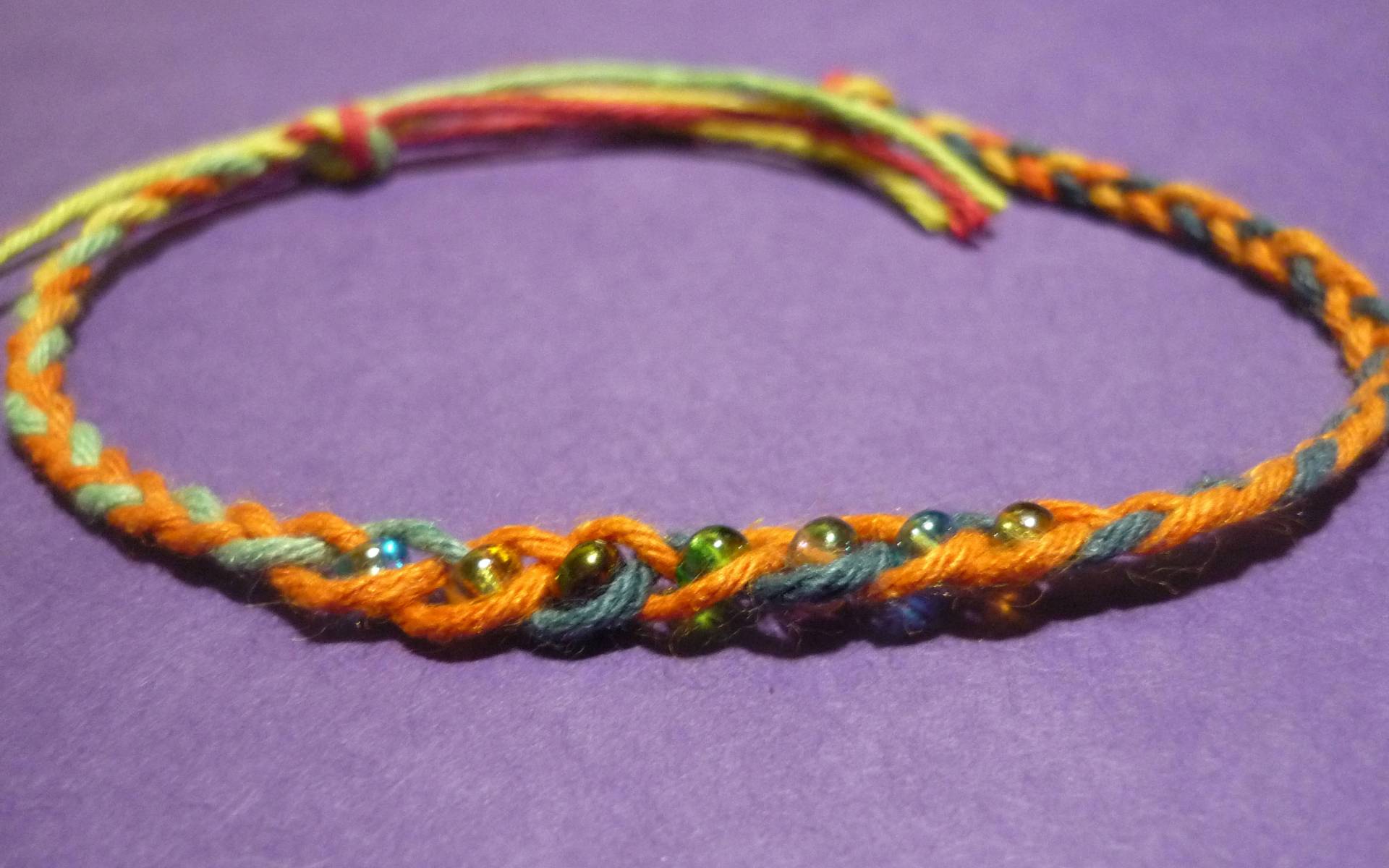 Regenbogen Hanf Wunsch Armband Regenbogen Hanf Wunsch Armband von HempCraftsbyRachael