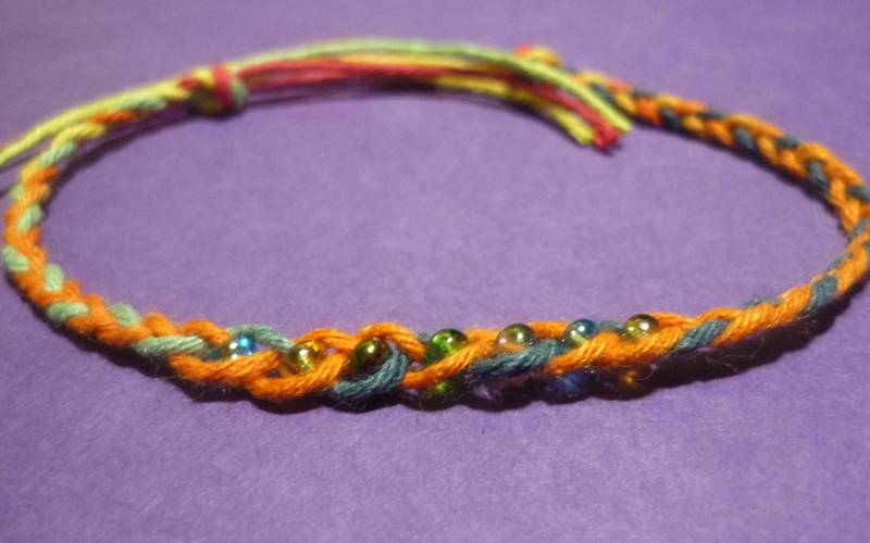 Regenbogen Hanf Wunsch Armband Regenbogen Hanf Wunsch Armband von HempCraftsbyRachael