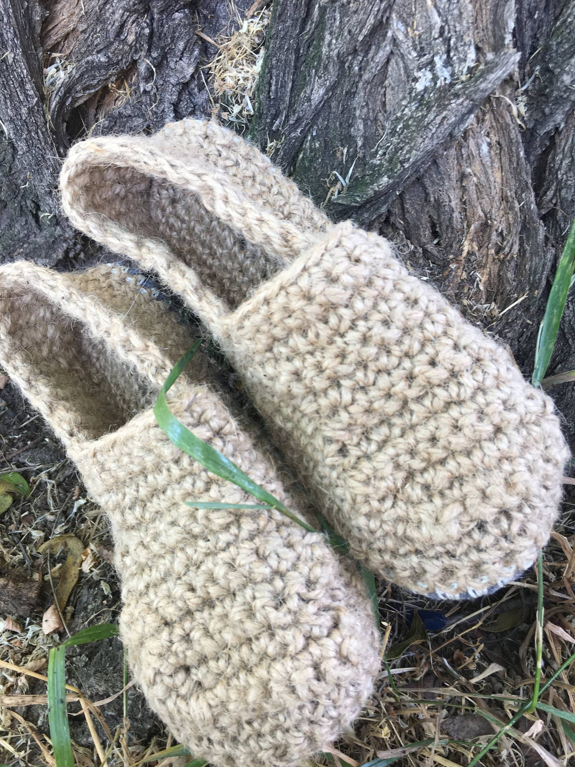 100% Hanf Slippers - Hanfsocken Gestrickte Hausschuhe/Natürlicher Ungefärbter Hanf/Bio Socken 100% Hanf Slippers - Hanfsocken Gestrickte Hausschuhe/Natürlicher Ungefärbter Hanf/Bio Socken von HempMadeInUA