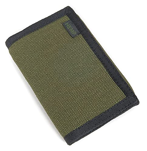 hempmania Unisex 8 Fächer, dreifach gefaltet, Moosgrün, Kompakt hempmania Unisex 8 Fächer, dreifach gefaltet, Moosgrün, Kompakt von Hempmania