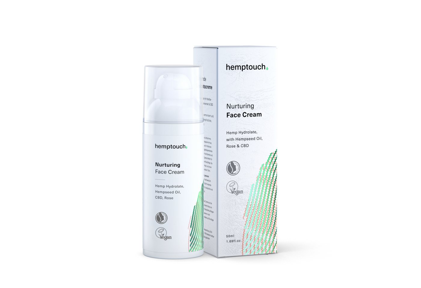 Hemptouch Tagescreme Nährende CBD Gesichtscreme, mit Hanfextrakten, Hyaluronsäure und pflanzlichen Ölen Hemptouch Tagescreme Nährende CBD Gesichtscreme, mit Hanfextrakten, Hyaluronsäure und pflanzlichen Ölen von Hemptouch