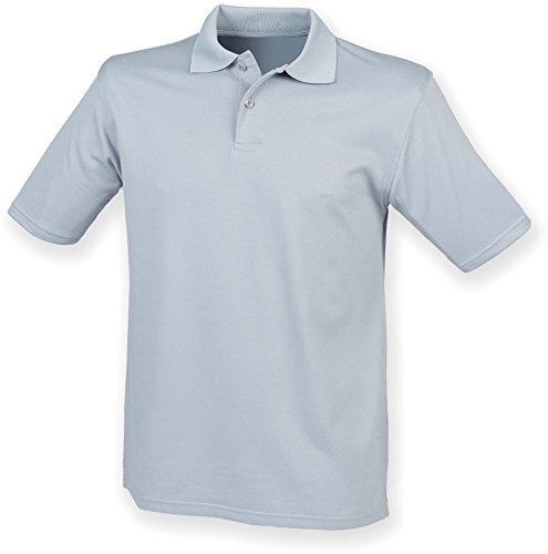 Coolplus Piqué Poloshirt - Farbe: Silver Grey - Größe: L von Henbury