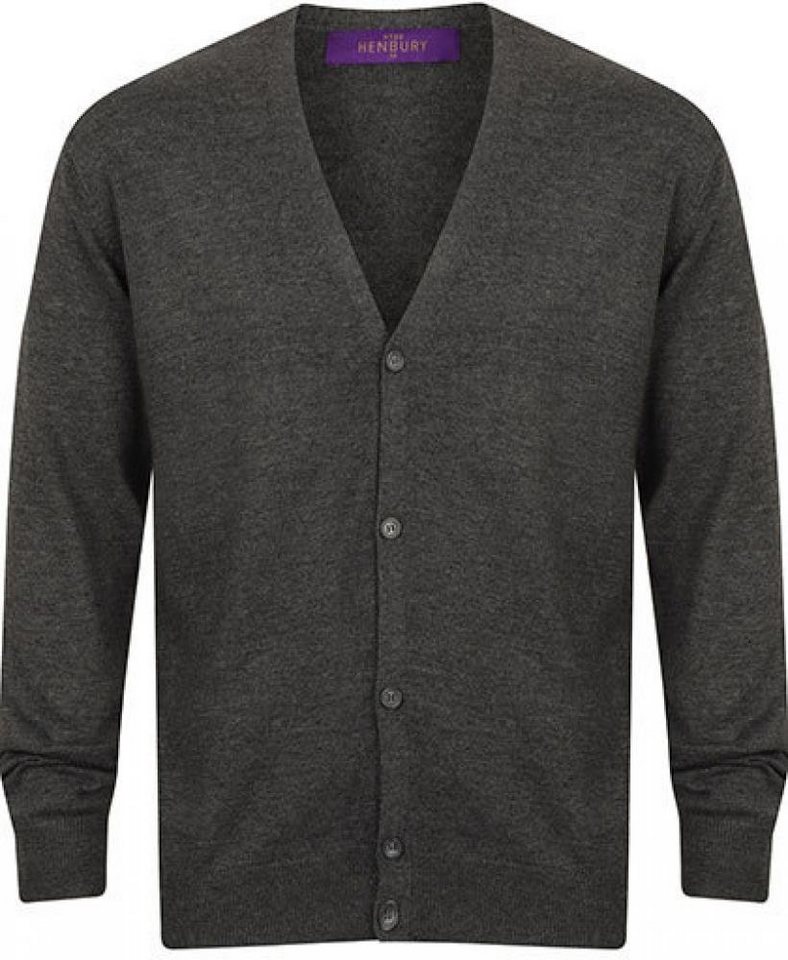 Henbury Cardigan Men´s V Button Cardigan von Henbury