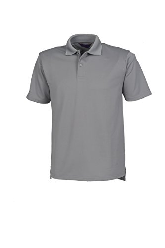 Henbury Coolplus Herren Poloshirt aus Piqué, Anthrazit, XXL von Henbury