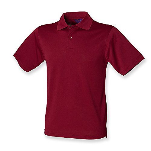 Henbury Coolplus?? Polo Shirt M Burgundy von Henbury