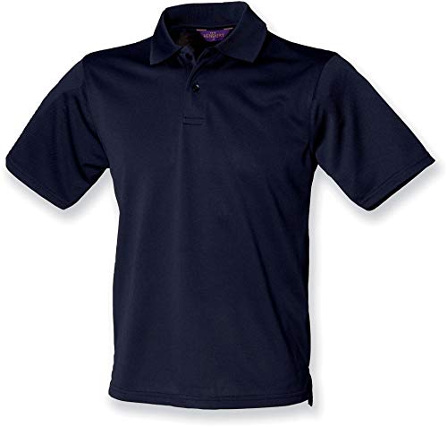 Henbury Herren Coolplus Piqué Poloshirt H475 Navy M von Henbury