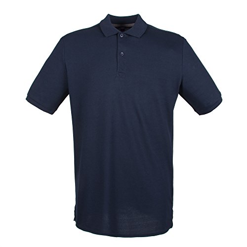 Henbury Herren Pique Polo-Shirt (3XL) (Marineblau) von Henbury