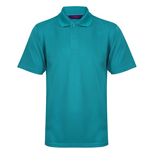 Henbury Herren Polo-Shirt Coolplus Pique (L) (Jade) von Henbury