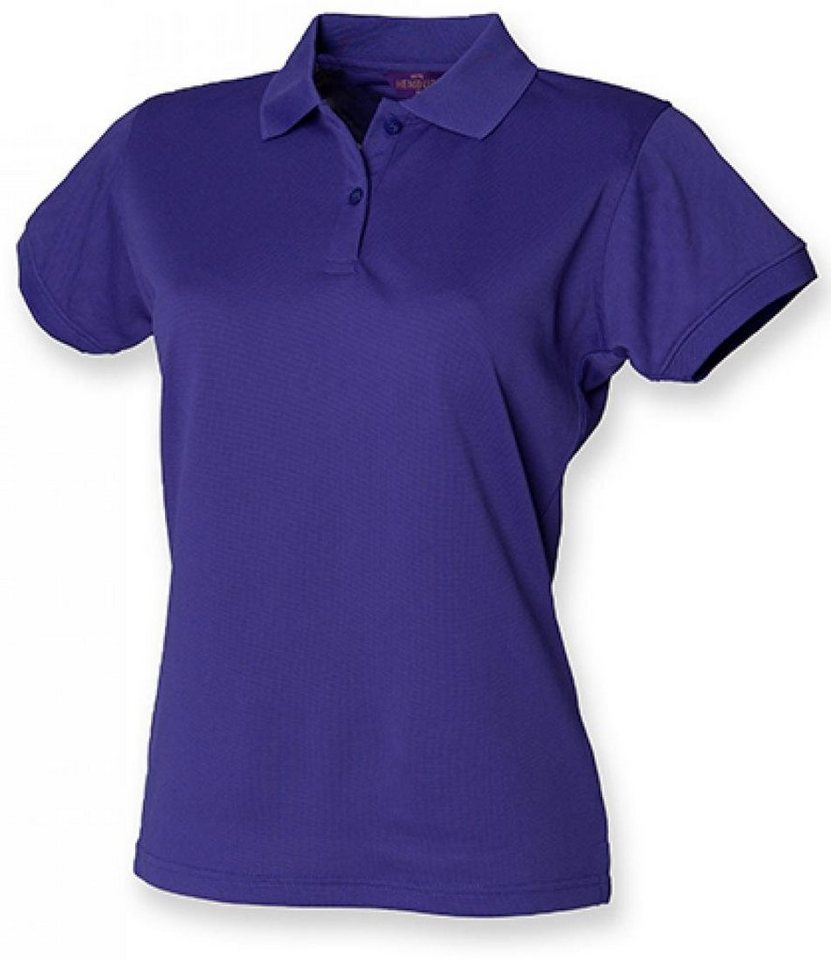 Henbury Poloshirt Damen Coolplus Wicking Polo Shirt / Mikro-Piqué von Henbury