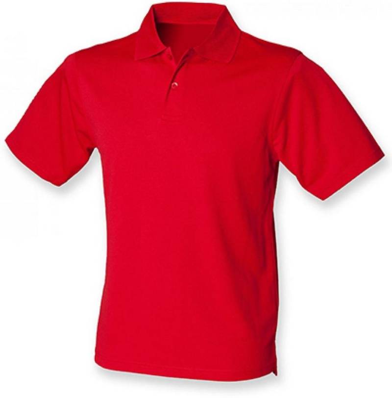 Henbury Poloshirt Herren Coolplus Wicking Polo Shirt / Mikro-Piqué von Henbury