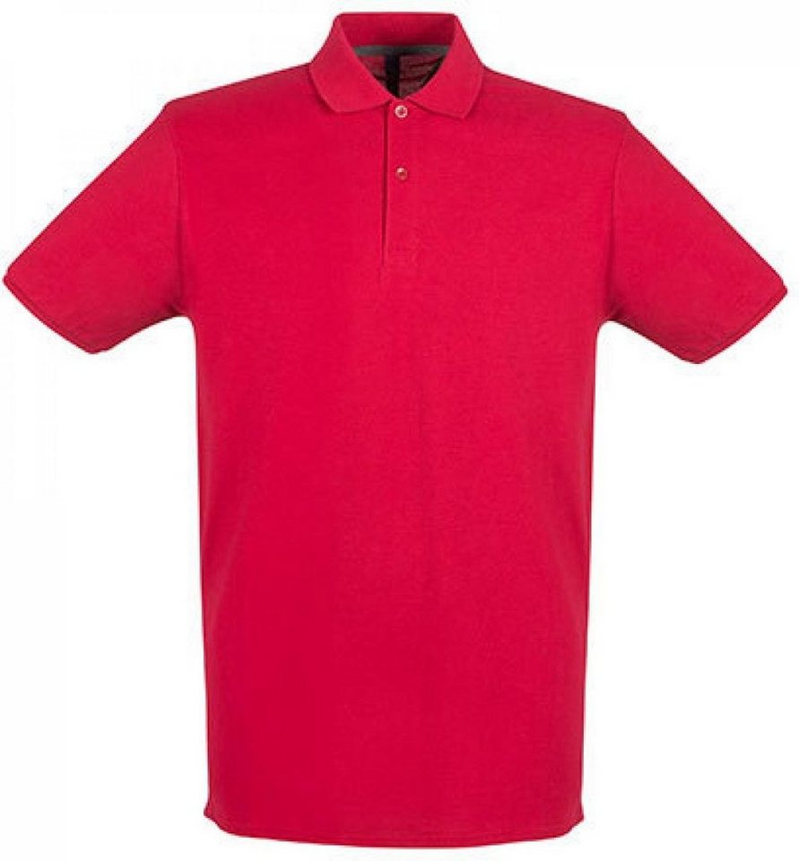 Henbury Poloshirt Herren Modern Fit Cotton Microfine-Piqué Polo Shirt von Henbury