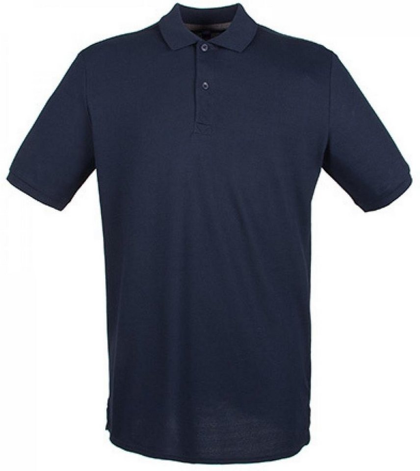 Henbury Poloshirt Herren Modern Fit Cotton Microfine-Piqué Polo Shirt von Henbury