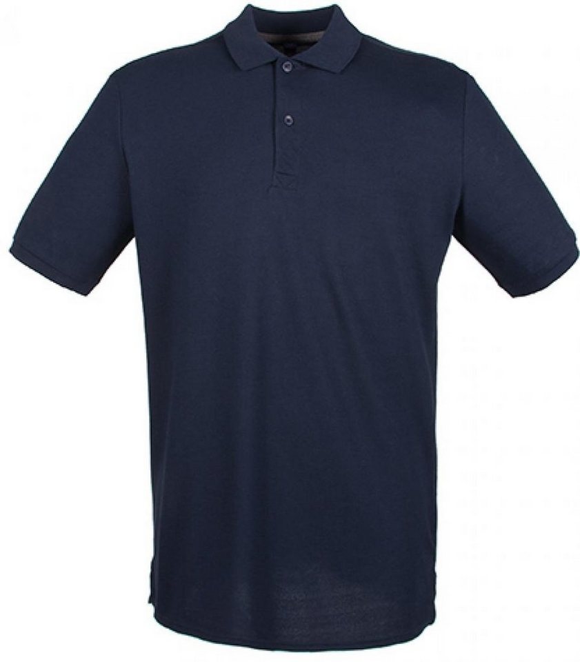 Henbury Poloshirt Herren Modern Fit Cotton Microfine-Piqué Polo Shirt von Henbury