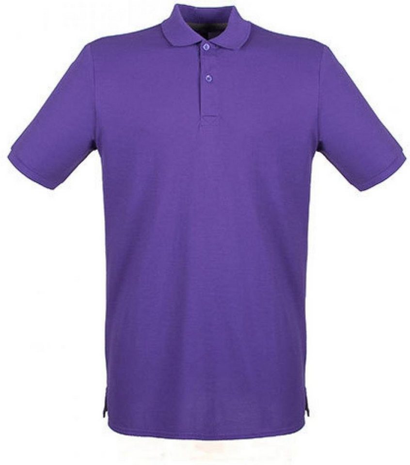 Henbury Poloshirt Herren Modern Fit Cotton Microfine-Piqué Polo Shirt von Henbury